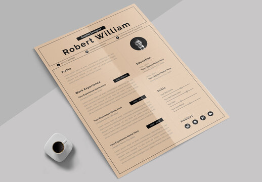 Professional Resume And Cover Letter Layout