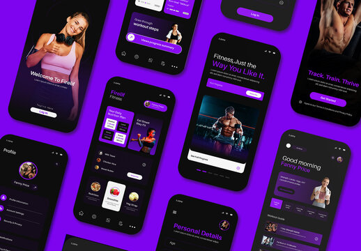 Ui Kit for Mobile Fitness App