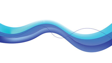 blue wave curve shape for element