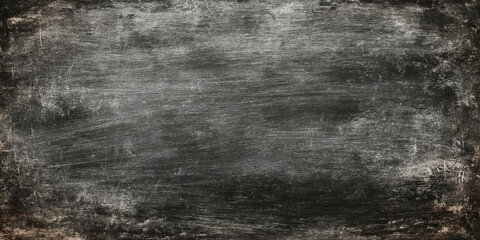 Fototapeta premium Concrete-Like Grunge Appearance on a Black Chalkboard