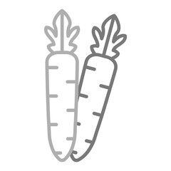 Fototapeta premium Carrot Icon