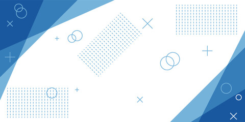 Modern white background blue triangle abstract background. Web banner. Geometric shape. Lines stripes triangles. Design. Futuristic. Cut paper or metal effect. Luxury. Premium. Vector Ilustration