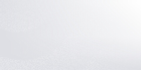 Vector abstract white and gray  background frame of geometric shapes. Circular ornament. Pattern of dots, particles, molecules, fragments. Poster for technology, medicine, presentations, business.