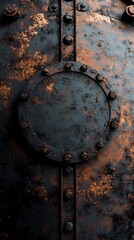 digital technology rusty texture poster background