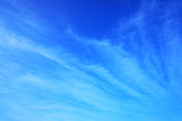 青空に広がる波状の雲