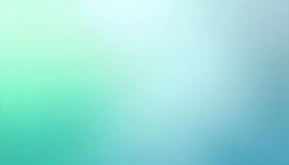 Elegant gradient background with vertical color flow in cool tones: mint green, icy blue, and silver gray
