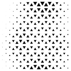 Abstract geometric black graphic design triangle halftone pattern