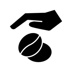 Seed icon design template SVG