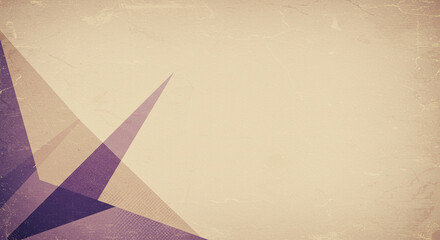 Beige purple abstract background. Geometric shape. Line triangle angle. Grunge noise grain mesh. Abstract Geometric Background with Vintage Tone