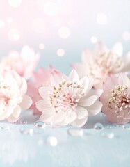 Astrantia flower background