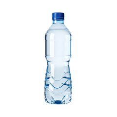 Fototapeta premium Water bottle isolated on transparent background