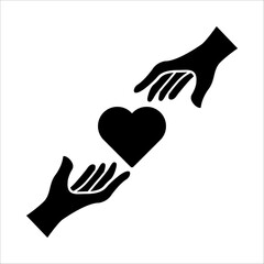 Care Solid Black Icon