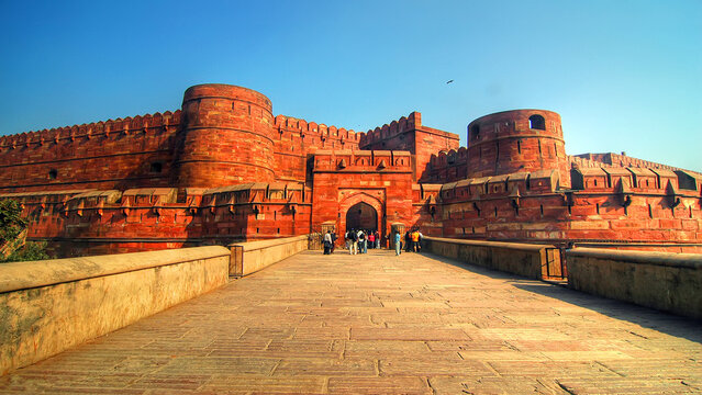 Amar Singh Gate of Agra Fort, Agra, Uttar Pradesh, India