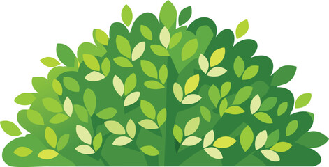 vector illustration of a bush