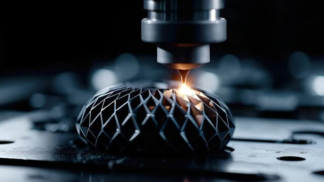 3d printing process of a complex object