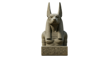 Ancient Anubis Statue Guardian of Underworld