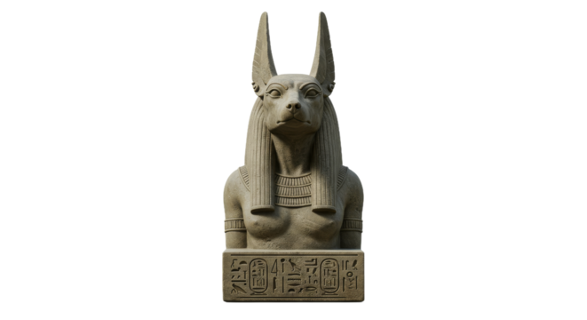Ancient Anubis Statue Guardian of Underworld