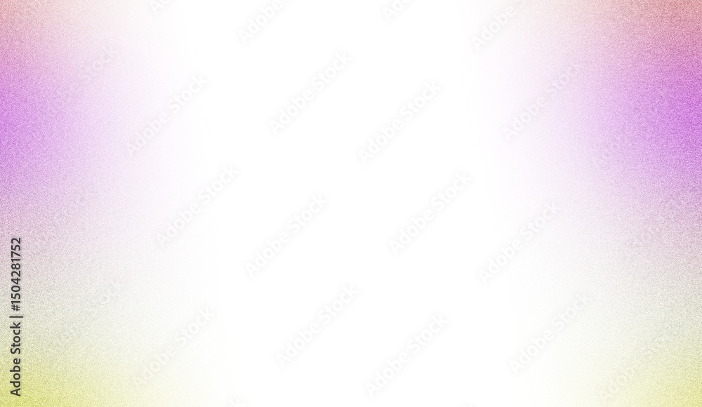 Poster abstract pastel gradient split by black vertical.