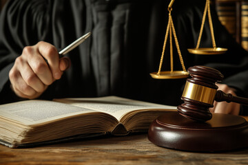 A patent attorney filing a claim for a new invention.