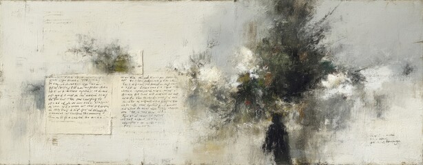 Abstract Arrangement with Textured Elements