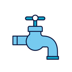 water tap with water drop