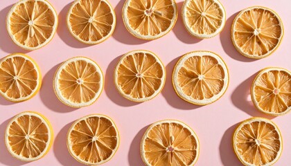 seamless pattern of citrus fruits