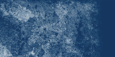 Blue Toned Grunge Texture with Central Eroded Patch Resembling a Wing

