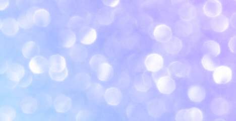 Fototapeta premium Purple blue bokeh background. Photo can be used for the concepts of New Year, Christmas, Wedding Anniversary and all celebrations.