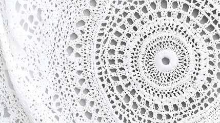 Pure white background with a faint, delicate lace-like pattern emerging subtly from the surface, adding a refined, sophisticated touch without drawing attention away from the simplicity