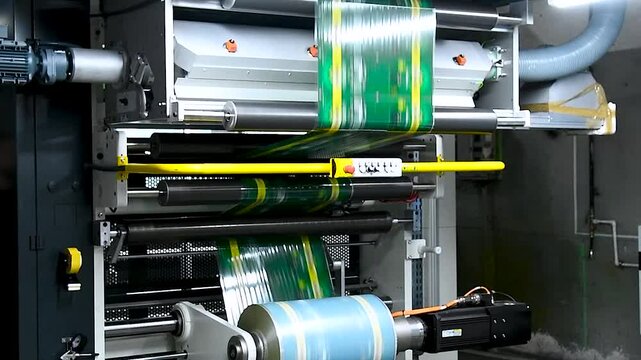 Flexo press for printing label