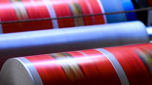 Flexo press for printing label