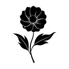 Flower Silhouette vector illustration