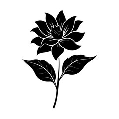 Flower Silhouette vector illustration