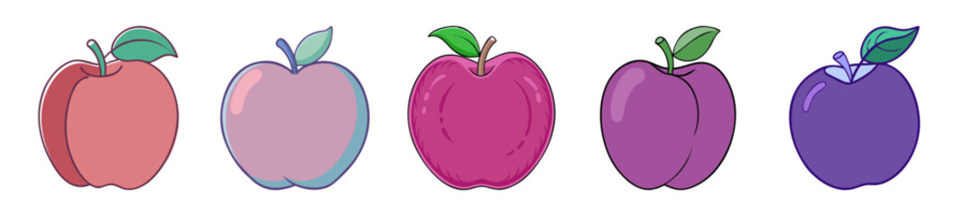 velvet apple icon, velvet apple line art - simple line art of velvet apple, perfect for velvet apple logos and icons