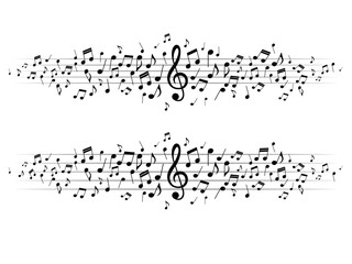 音符・五線譜_5黒