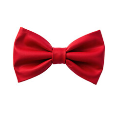 Elegant red bow tie perfect for formal events. Perfect for weddings, parties, and celebrations. High-quality PNG with transparent background.