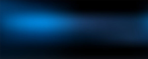 smooth gradient dark blue light studio room with copy space for you design background