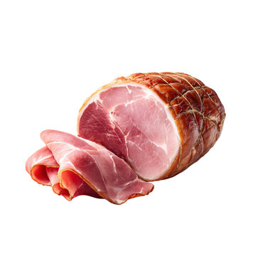 Virginia ham isolated die cut 
