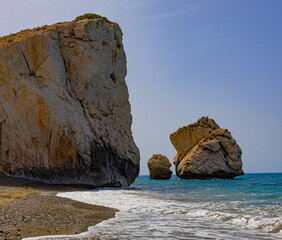 The Aphrodite's rock in Cyprus 