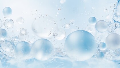 Abstract Water Bubbles Background