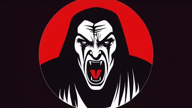 Unleashing Darkness: A Graphic Depiction of a Classic Vampire Character