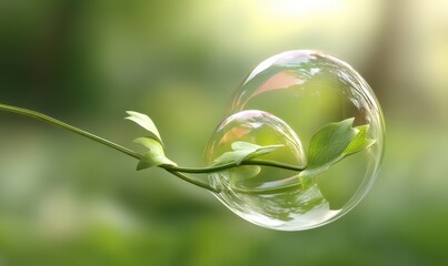 Ephemeral Bubble and Vine