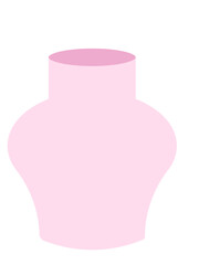 pink flower vase