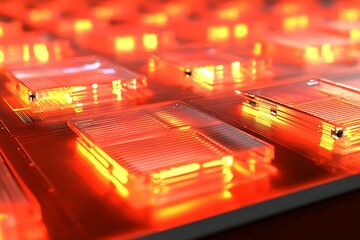 Illuminated Microchips in Motion: Exploring the Bright Future of Technological Advancements in Circuitry and Digital Engineering Design