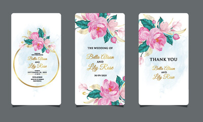 Luxury wedding invitation card background