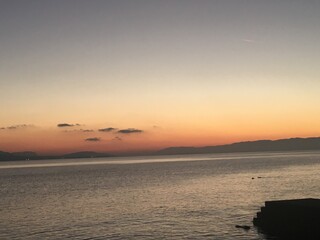 Obraz premium sunset over the sea