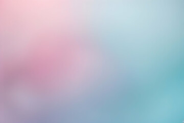 Obraz premium Abstract blurry gradient background with pink and teal color transitions for creative designs