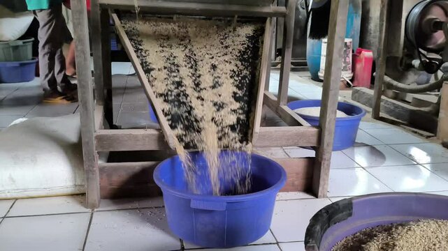 rice milling place