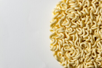 Uncooked instant asian noodle