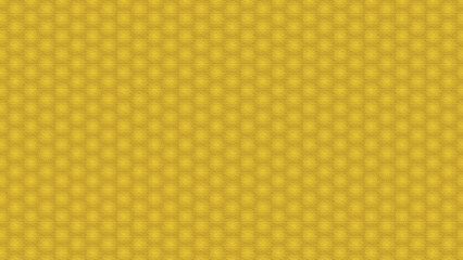 Seamless yellow and gold patterns featuring dots, stars, and geometric honeycomb designs create a textured, vibrant backdrop for a sweet, vintage illustration